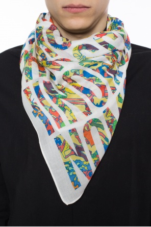 Embroidered logo shawl, zdjęcie 2 Embroidered logo shawl od Moschino